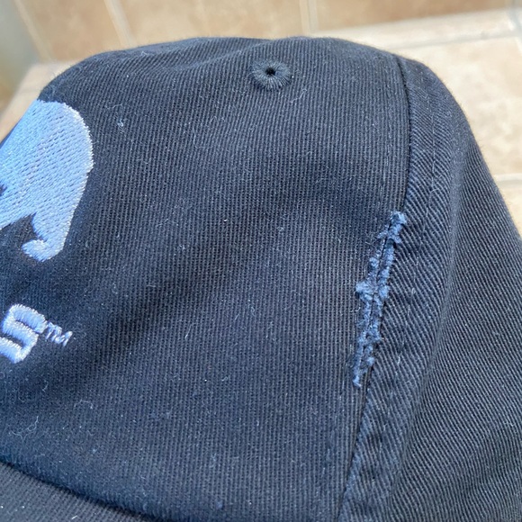 Retro Black KOLAS Distressed Strap-back Dispensary Baseball Hat CA Bear OS 420 - Picture 3 of 10